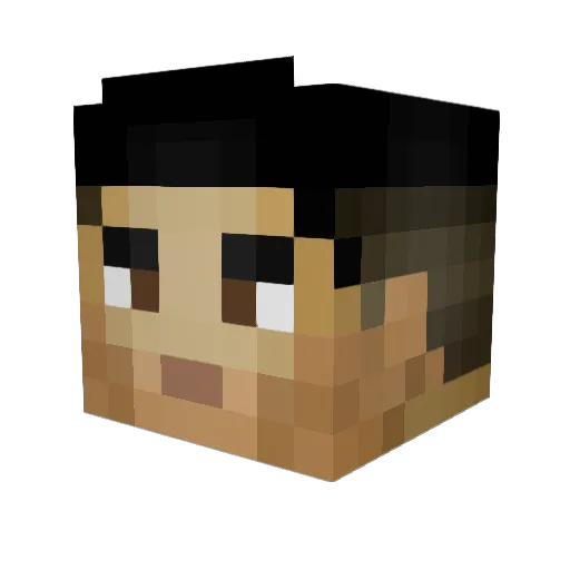 TheSlayer2323 Minecraft avatar head, 3D render