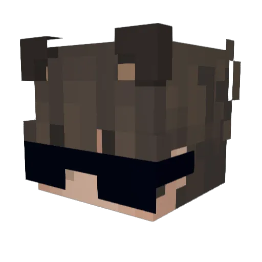 TheSleepy125 Minecraft avatar head, 3D render
