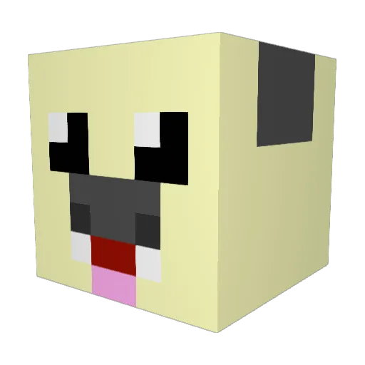 TheSleepyBat Minecraft avatar head, 3D render