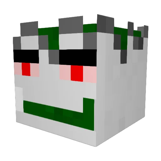 TheSliegler Minecraft avatar head, 3D render