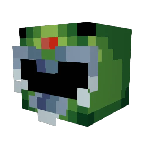 TheSlyPig55 Minecraft avatar head, 3D render