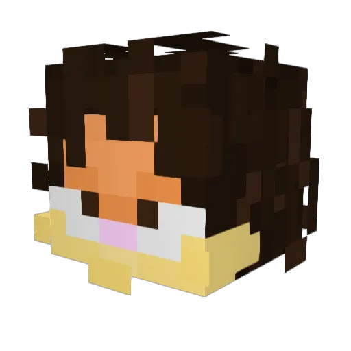TheSmager Minecraft avatar head, 3D render