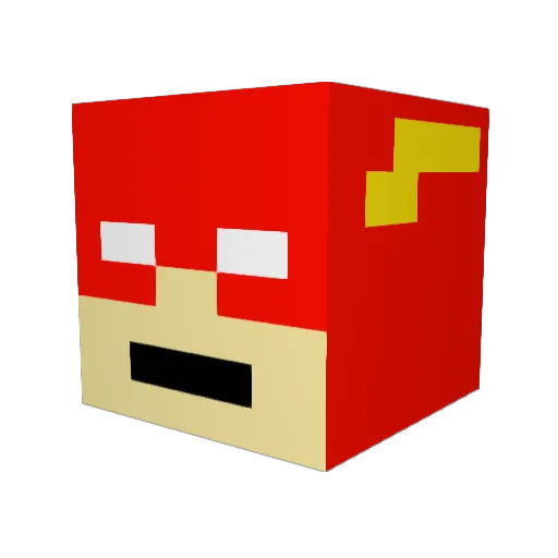 TheSmallGuyy Minecraft avatar head, 3D render