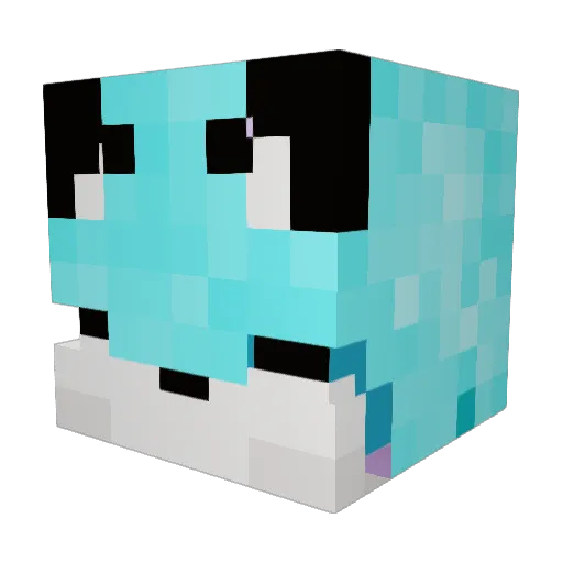 TheSmallOne01 Minecraft avatar head, 3D render