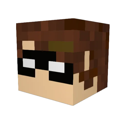 TheSmithsL Minecraft avatar head, 3D render