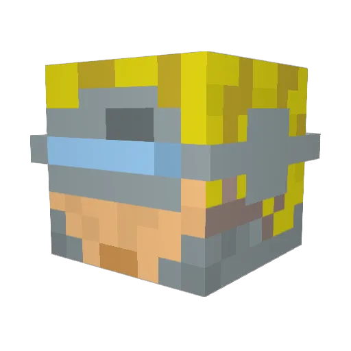 TheSmoker Minecraft avatar head, 3D render