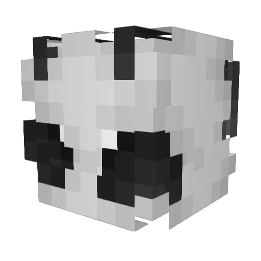 TheSmolMoth Minecraft avatar head, 3D render