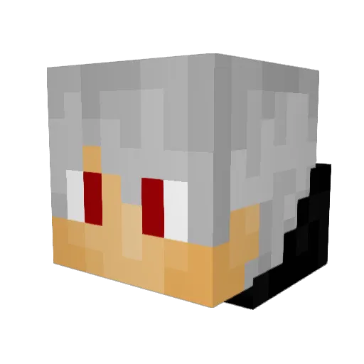 TheSmz Minecraft avatar head, 3D render