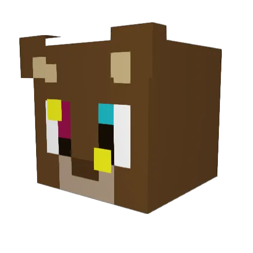 TheSnake151 Minecraft avatar head, 3D render