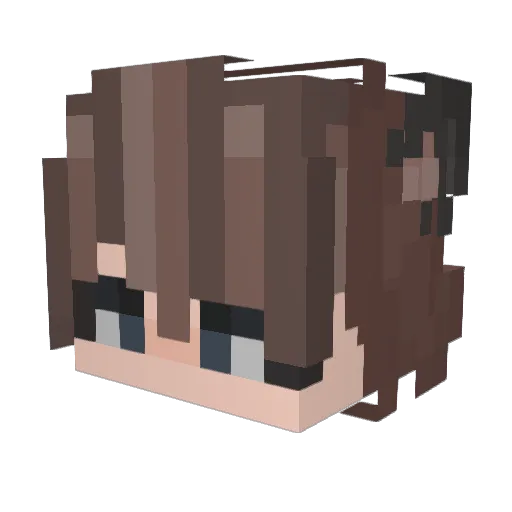 TheSneakingKill7 Minecraft avatar head, 3D render