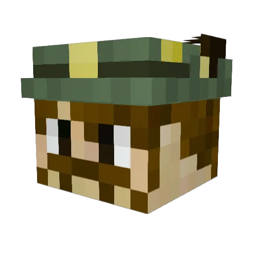 TheSnizzler101 Minecraft avatar head, 3D render