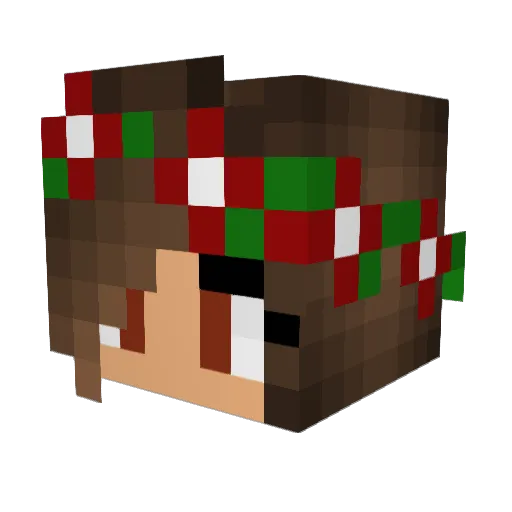 TheSnowQueen_ Minecraft avatar head, 3D render