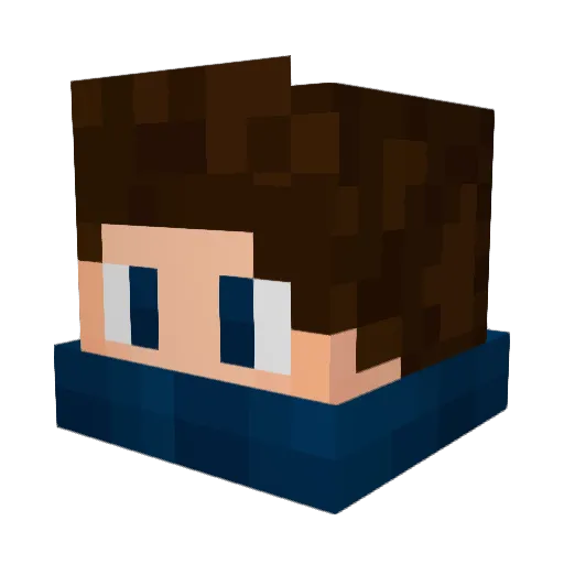 TheSnowman66 Minecraft avatar head, 3D render