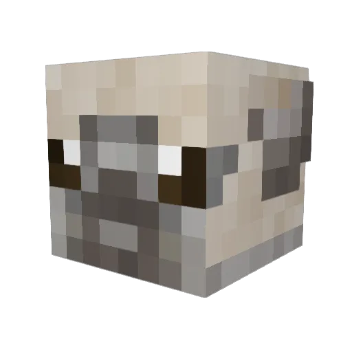 TheSnufflingPug Minecraft avatar head, 3D render