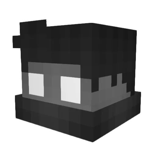TheSociety Minecraft avatar head, 3D render
