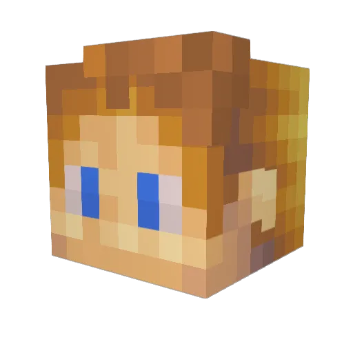 TheSolarRift Minecraft avatar head, 3D render