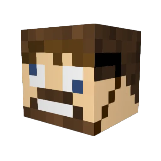 TheSoloEze Minecraft avatar head, 3D render