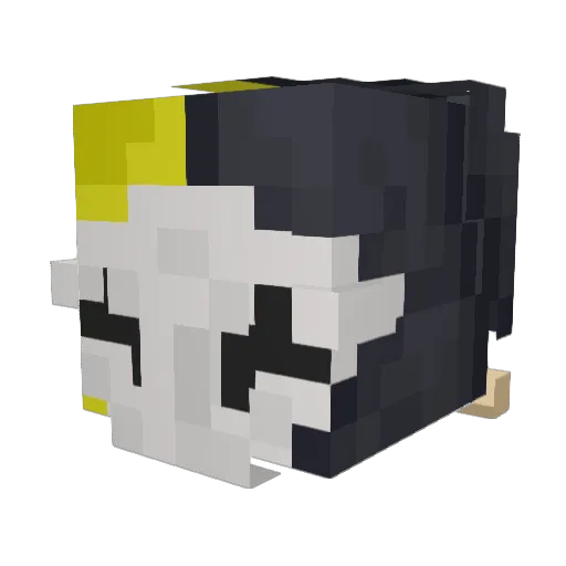 TheSon_OfFire Minecraft avatar head, 3D render