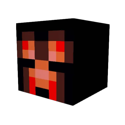 TheSoulStars Minecraft avatar head, 3D render