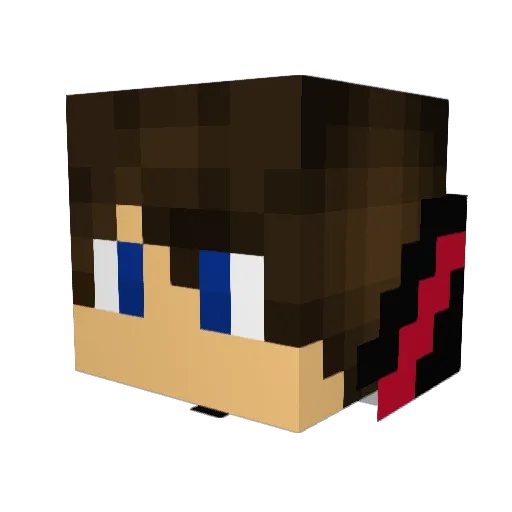 TheSoundOfMusic Minecraft avatar head, 3D render