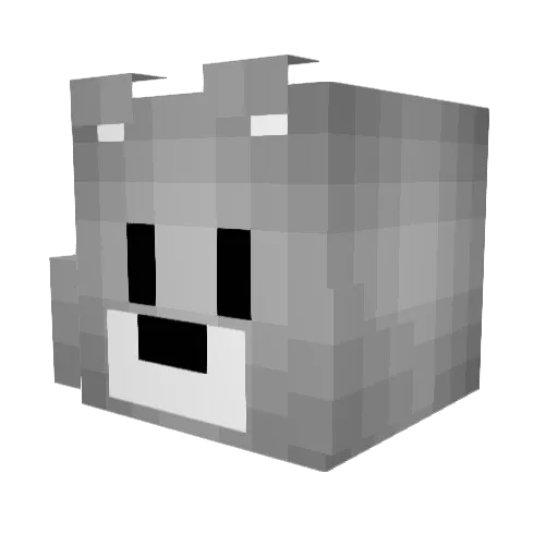 TheSovage Minecraft avatar head, 3D render