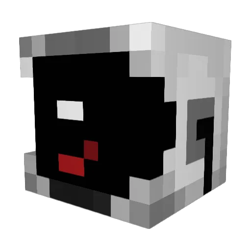 TheSpaceDev Minecraft avatar head, 3D render