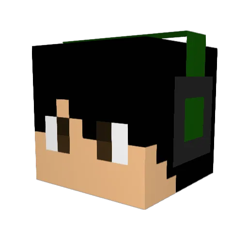 TheSpaceGamerHD Minecraft avatar head, 3D render