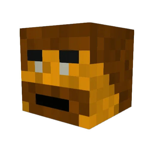 TheSpace_CZ Minecraft avatar head, 3D render