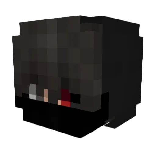 TheSpammer Minecraft avatar head, 3D render