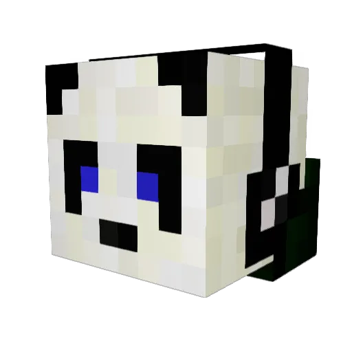 TheSparkLP Minecraft avatar head, 3D render