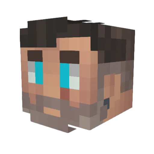 TheSparrow099 Minecraft avatar head, 3D render