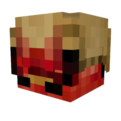 TheSpectralRogue Minecraft avatar head, 3D render