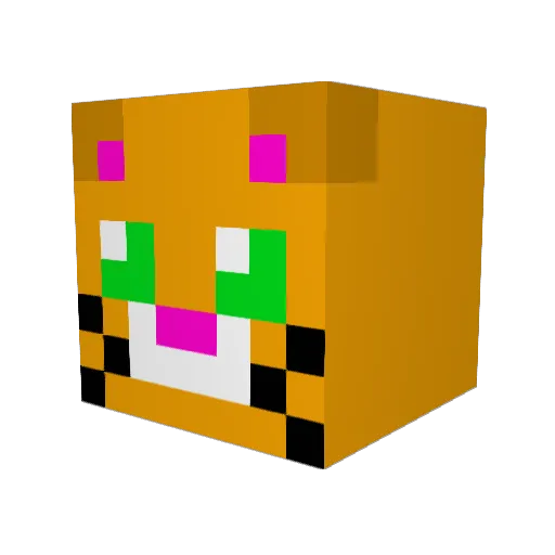 TheSpectralSword Minecraft avatar head, 3D render