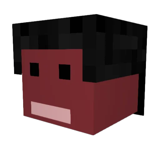 TheSpeedster101 Minecraft avatar head, 3D render