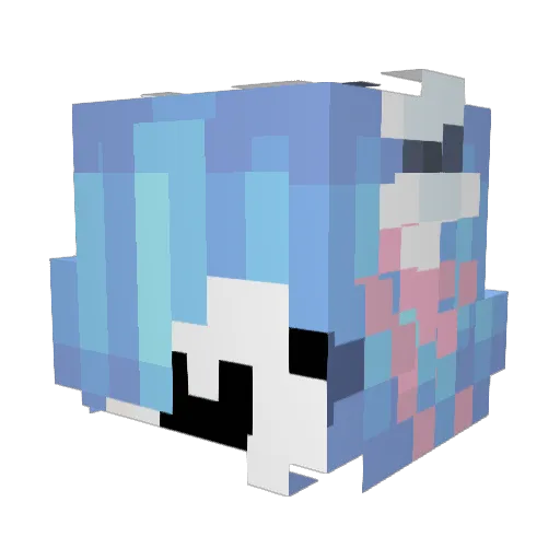 TheSpeedyCoin Minecraft avatar head, 3D render