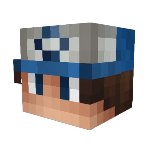 TheSpeedyGecko Minecraft avatar head, 3D render