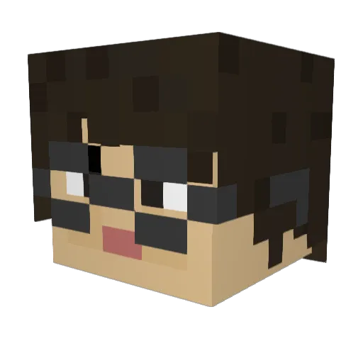TheSpeitor Minecraft avatar head, 3D render