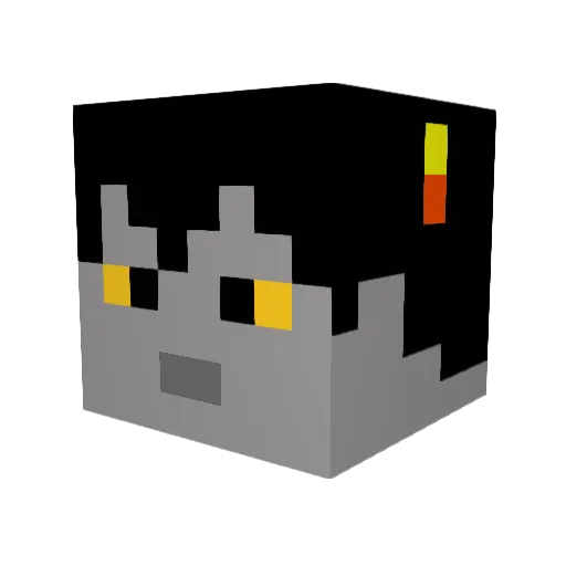TheSpelunker1000 Minecraft avatar head, 3D render