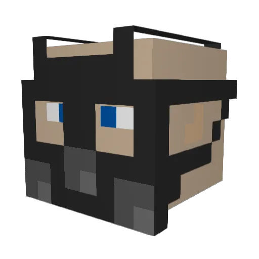 TheSpicePhantom Minecraft avatar head, 3D render