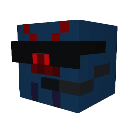 TheSpiderSniper Minecraft avatar head, 3D render