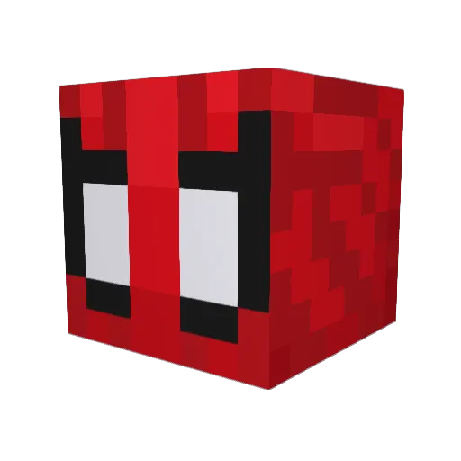 TheSpoodermanFr Minecraft avatar head, 3D render