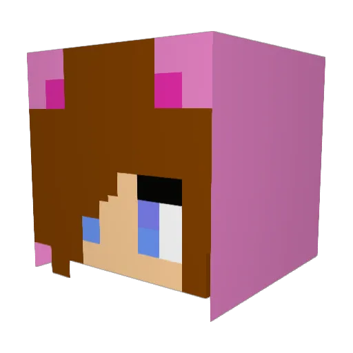 TheSprimexYT Minecraft avatar head, 3D render