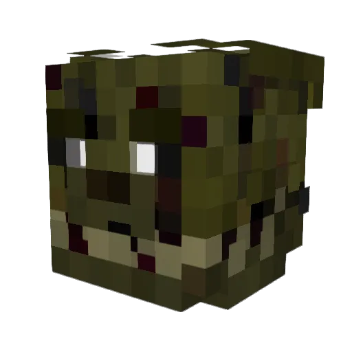 TheSpringMC Minecraft avatar head, 3D render
