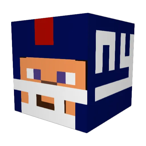 TheSpudMaster Minecraft avatar head, 3D render