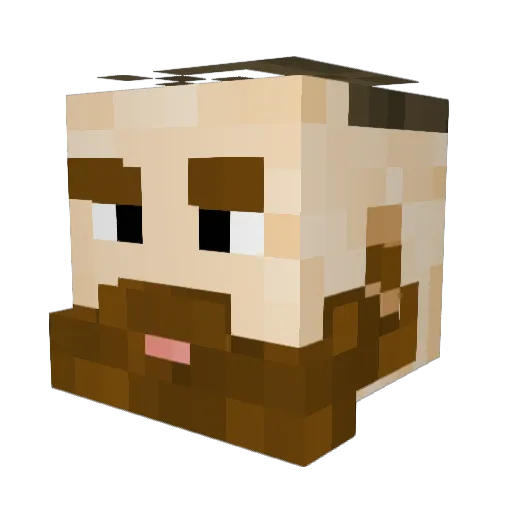 TheSquiddyLord Minecraft avatar head, 3D render