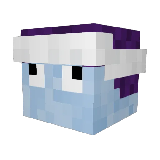 TheSquirt64 Minecraft avatar head, 3D render