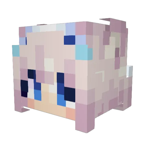 TheStaRPonn Minecraft avatar head, 3D render