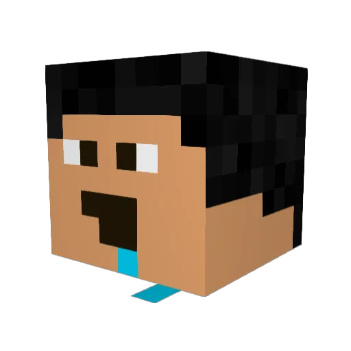 TheStableGamer Minecraft avatar head, 3D render