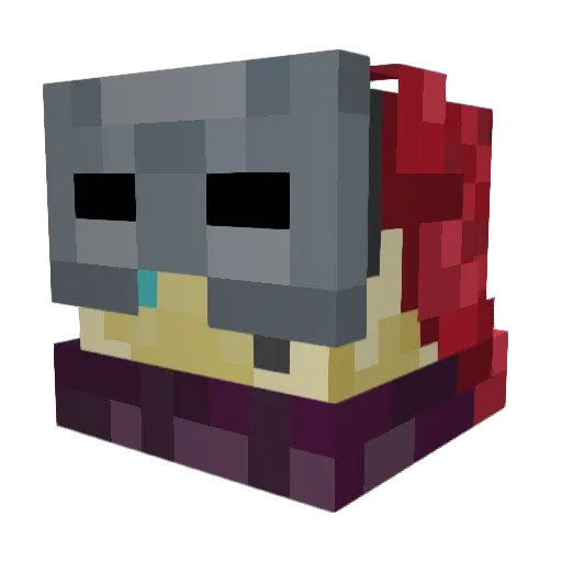 TheStagKing Minecraft avatar head, 3D render