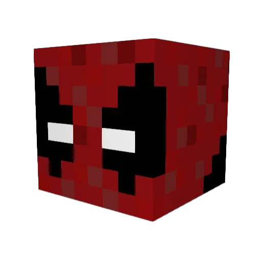 TheStalcker Minecraft avatar head, 3D render